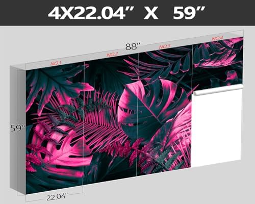 XMPMBM-Tropical Botanical backsplash Large Decorative Wallpaper Plant Leaf - Image 4