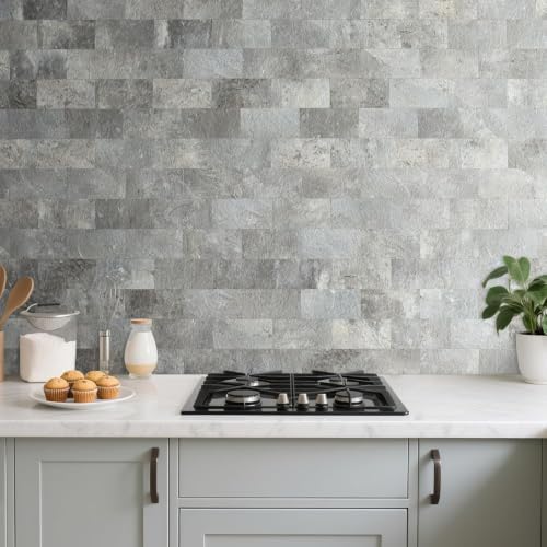 AULIGET 4 Pieces Peel and Stick Backsplash Wall Tile - Image 2