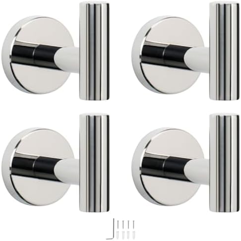 NearMoon Bath Towel Hooks- SUS 304 Stainless Steel Robe Hook Holder, Heavy Duty by NearMoon