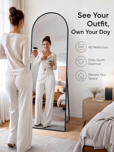 Full Length Mirror, Mirrors for Bedroom, Living Room Standing or Wall Leaning - Image 5