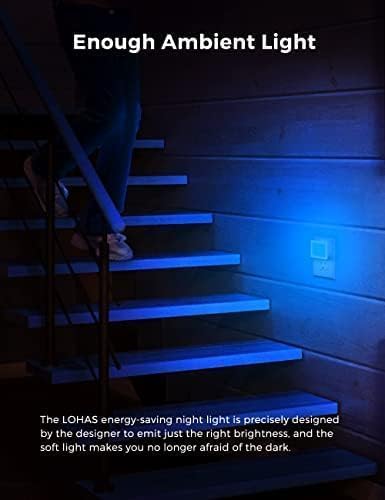 L LOHAS LED Night Light, Night Lights Plug into Wall, Dusk-to-Dawn Sensor - Image 4