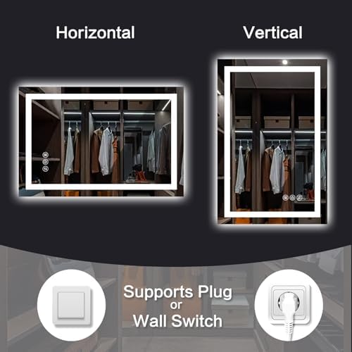 40"x 32" LED Bathroom Mirror - Image 4