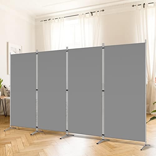 RANTILA 4 Panel Room Divider, 6 Ft Tall Folding Privacy Screen Room Dividers by RANTILA