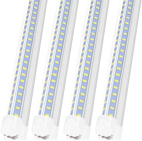 Led Shop Lights, Led Shop Lights 4FT 50W 6500K 7000LM Clear White, Shop Light by AQIQUUT