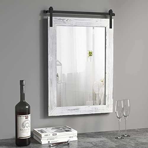 COGOOD Farmhouse Barn Door Mirror - Image 2