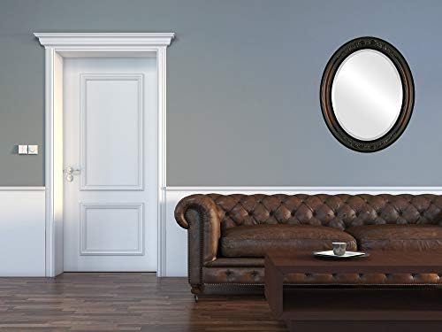 OVALCREST Oval Beveled Wall Mirror - Image 3