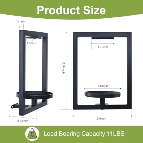 BAOYOUNI 2 Pack Wall Plant Shelf - Image 3