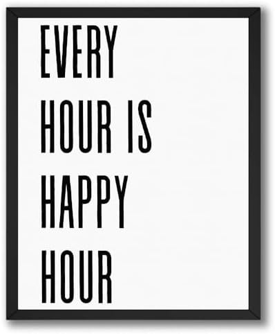 InkFlow Posters Every Hour Happy Hour Canvas Poster by InkFlowPosters