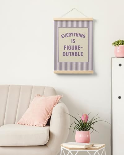 FGFK Everything Is Figureoutable Positive Affirmations Wall Art Poster Hanger - Image 7