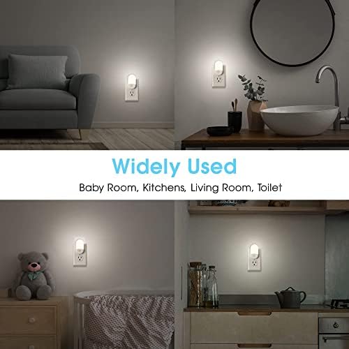 L LOHAS LED Night Light Plug in, 4 Pack 0.6W LED Night Light - Image 5