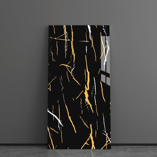 Haimin 3D Wall Panels Peel and Stick Marble Tile Look 10 Pack Waterproof by HaiminHomeDecorWallpaper