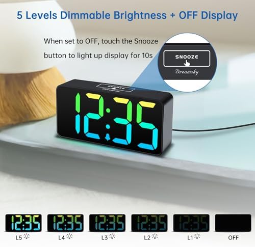 DreamSky Small Digital Alarm Clock - Image 5