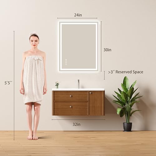24"x 30" LED Bathroom Mirror - Image 2