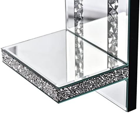 Mirrored Wall Candle Sconces Holder Set of 2, Wall Decor Living Room - Image 7