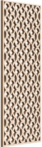 Resort Decorative Pierced Fretwork Wood Wall Panels, 9 3/8"W x 24 3/8"H x 3/8"T by EkenaMillwork