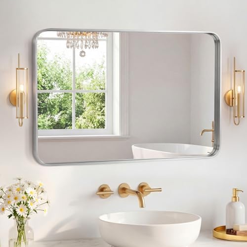 Sweetcrispy Bathroom Mirror 40x24 Inch, Vanity Mirror by Sweetcrispy
