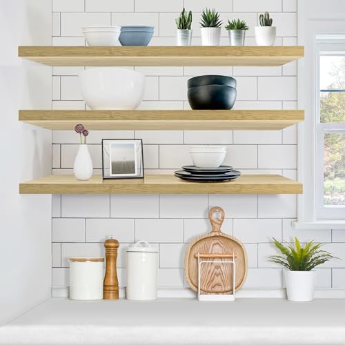 Sorbus Floating Shelves for Wall Storage - Image 2