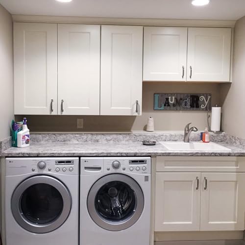 24" W x 42" H White Shaker Double-Door Kitchen Wall Cabinet - Image 2