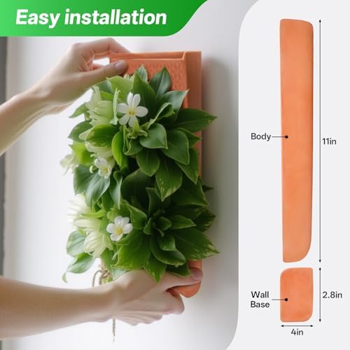 dadop Terracotta Self Watering Wall Pots - Image 6