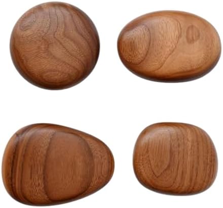 4Pcs, Wood Wall Mounted Coat Hooks Wooden Coat Hooks Coat Racks Wood Cabinet by Unknown