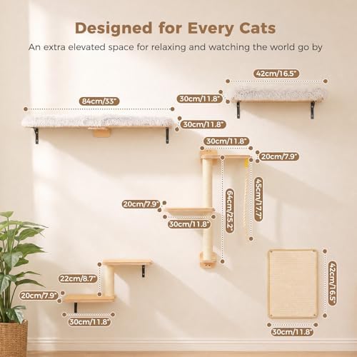 PAWZ Road Cat Wall Shelves, Modern Cat Wall Furniture - Image 6