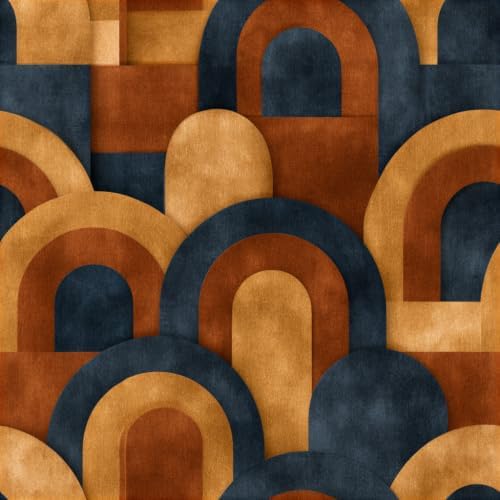 Mid Century Modern Geometric Peel and Stick Wallpaper Self Adhesive 17.72" x by Unknown