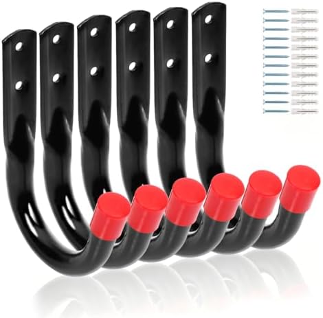 Wall Mount Garage Storage Hooks, Heavy Duty Steel Storage Hook Great by Yisunnan