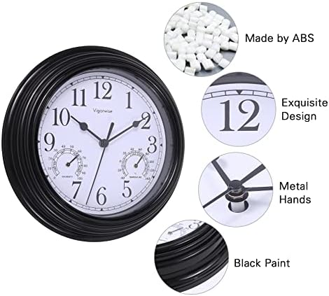 Wall Clock, Sweep Silent Movement Accurate Clocks - Image 3