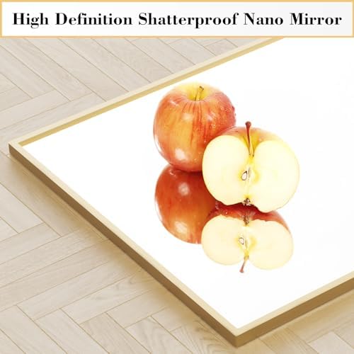 DUMOS Full Length Mirror with stand, Standing Full Body Mirror with - Image 3