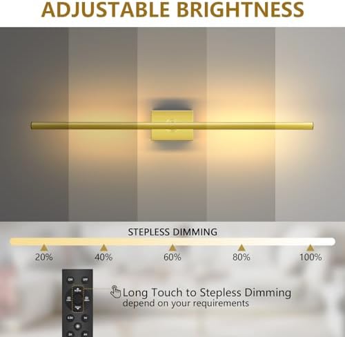 Battery Operated Wall Sconce, 10000mAh 4CCT Dimmable - Image 2