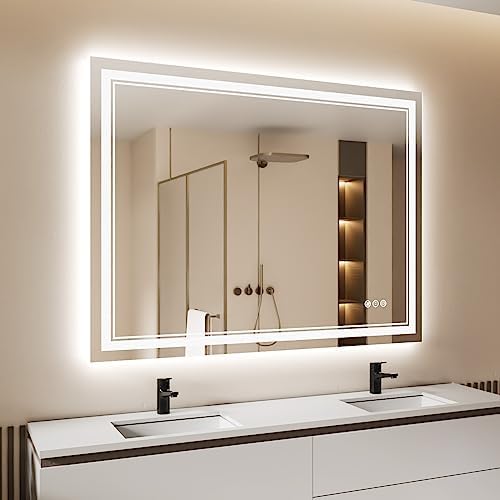 40x30 Inch LED Bathroom Mirror by ISTRIPMF