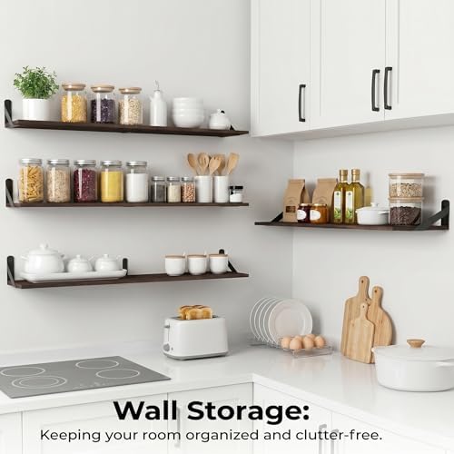 Long Wall Shelf, Large Floating Shelves - Image 2