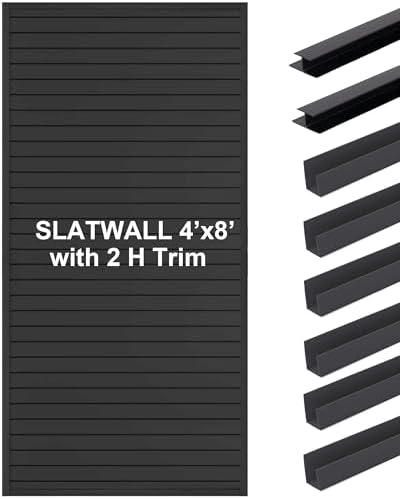 FRAYSCENT Slat Wall Paneling Garage Slat Wall Storage Systems Slatwall Panels by FRAYSCENT