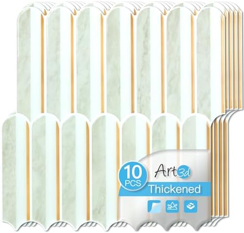 Art3d Arrowhead Design Peel and Stick Backsplash by Art3d