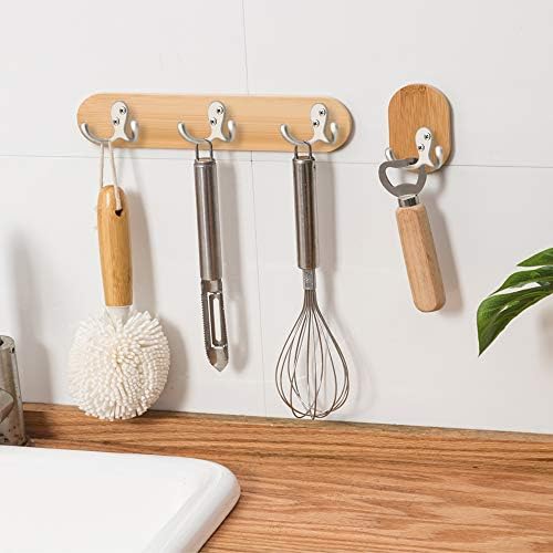 IBosins 28 Pack Heavy Double Prong Coat Hooks Wall Mounted - Image 5