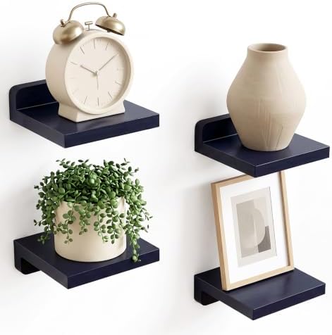 Fixwal Small Floating Shelves for Wall Decor by Fixwal