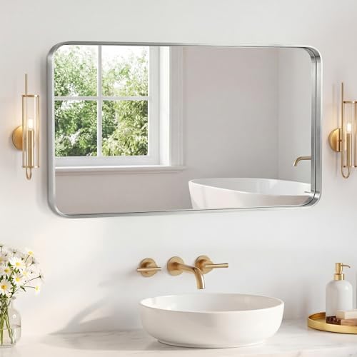 Sweetcrispy Bathroom Mirror 48x30 Inch, Vanity Mirror - Image 2