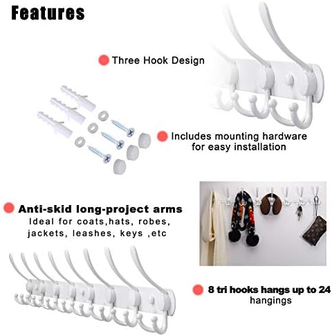 Dseap Coat Rack Wall Mount - Image 7