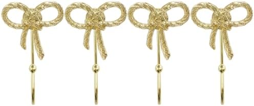 Bow Wall Hook 4 pcs RR-RUOSHUI Decorative Wall Hooks by RR-RUOSHUI