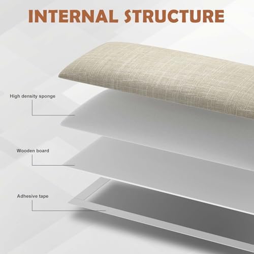 IFNOW Wall Mounted Headboard, Peel and Stick Panels - Image 3