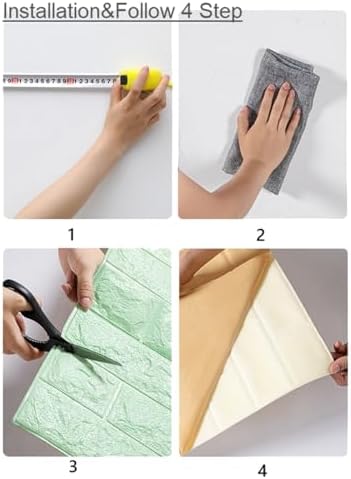 Queenbox 27.6x39.4 in Faux Brick Peel and Stick Foam Soft Waterproof Wall Panel - Image 3