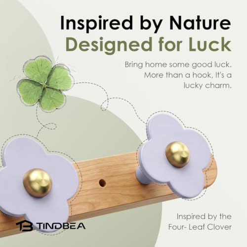 Tindbea Upgreded Heavy Duty Coat Rack Wall Mount - Image 2