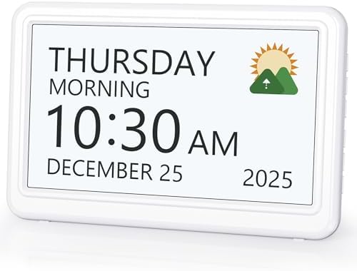 Digital Clock with Date and Week by Roxicosly