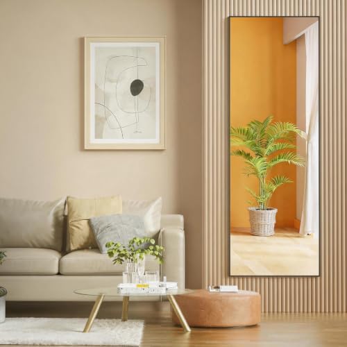 Hasipu Door Mirror Full Length, 51 x 16 Inch Full Body Wall Mirror Over The - Image 2