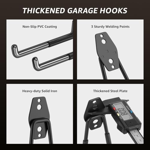 Heavy Duty Garage Hooks for Storage & Hanging Items - Image 4