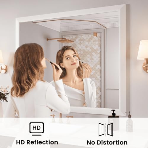 Amorho Bathroom Mirror for Wall 48x40 Inch - Image 2