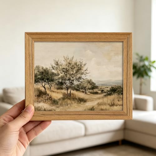 Rustic Framed Wall Art Olive Tree Botanical Landscape Nature Print Decor - Image 2