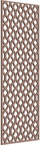 Resort Decorative Pierced Fretwork Wood Wall Panels, 23 3/8"W x 59 3/8"H x 3/8"T by EkenaMillwork
