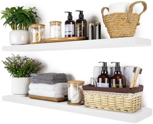 BGMG Wood Floating Shelves, 36x6.7x1.25 inch by BGMG