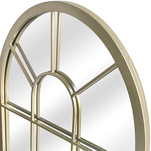 HQiJun Wall Mirror Window Decorative Mirrors Arched Farmhouse - Image 3